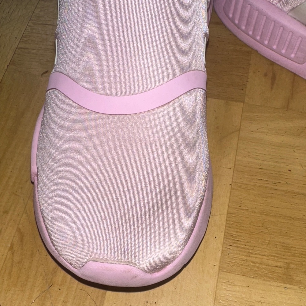 Adidas Kids Light Pink Slip-On Sneakers - Picture 4 of 5
